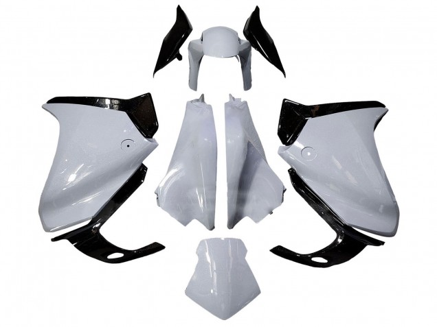 Carénages Moto Honda VFR 1200 2010-2014 - Blanc Noir Brillant