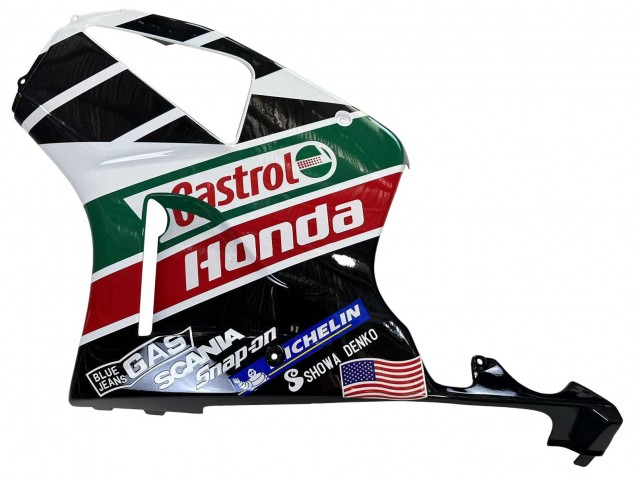 Carénages Moto Honda VTR1000 2000-2006 - Blanc Rouge Vert Noir Brillant Castrol