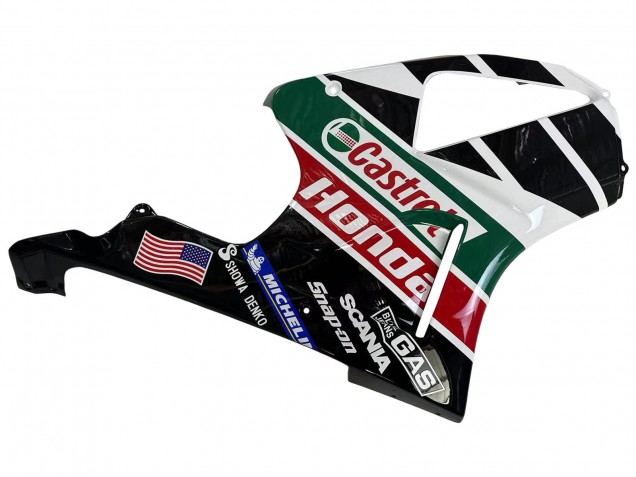 Carénages Moto Honda VTR1000 2000-2006 - Blanc Rouge Vert Noir Brillant Castrol