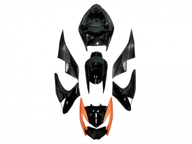 Carénages Moto Kawasaki Z1000 2003-2006 - Noir Brillant Orange