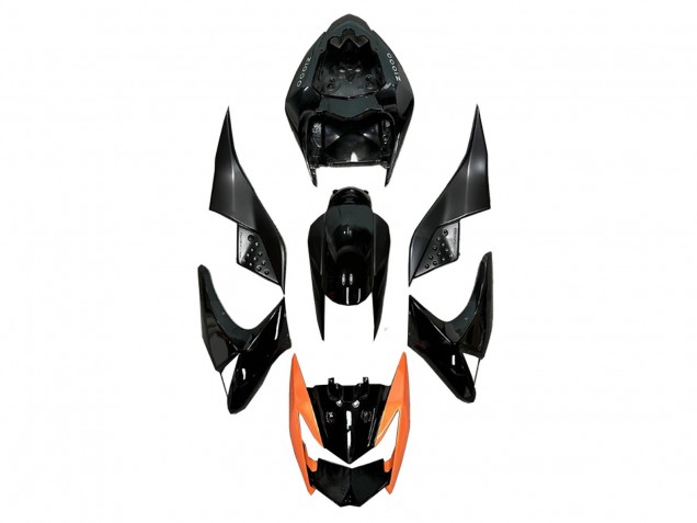 Carénages Moto Kawasaki Z1000 2003-2006 - Noir Brillant Orange