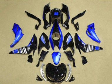 Carénage Moto Kawasaki Z1000 2014-2019 - Bleu Noir Brillant
