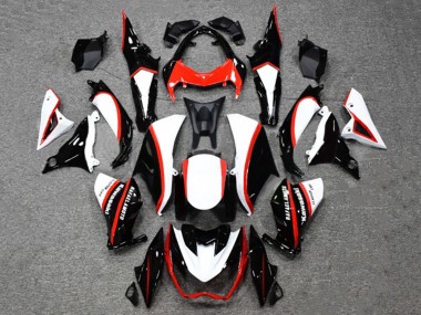 Carénages Moto Kawasaki Z1000 2014-2019 - Noir Brillant Blanc Rouge