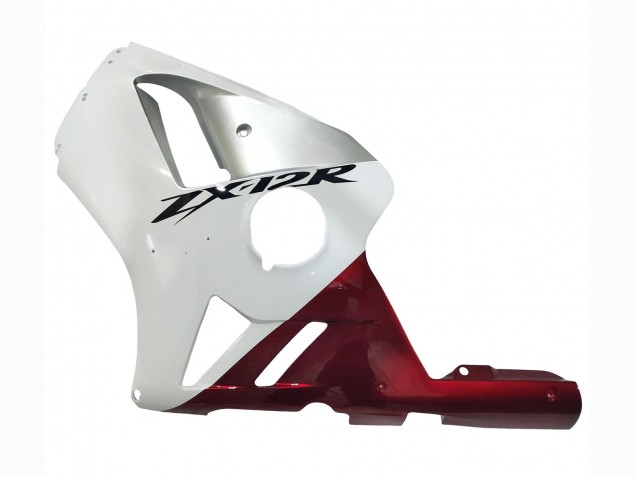 Carénages Moto Kawasaki ZX12R 2002-2006 - Blanc Rouge Noir