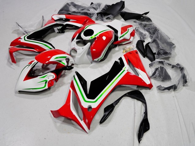 Carénages Moto Honda CBR650R 2021-2023 - Blanc Rouge Vert Noir
