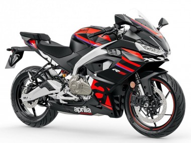 Carénages Moto Aprilia RS457 2024-2025 - Noir Mat Rouge