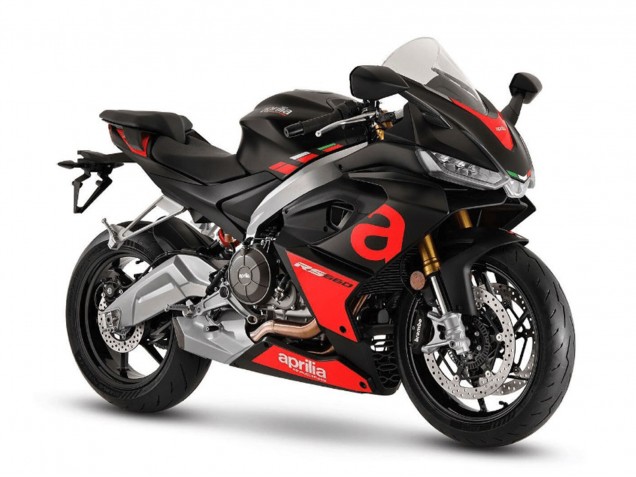Carénages Moto Aprilia RS660 2020-2024 - Noir Mat Rouge
