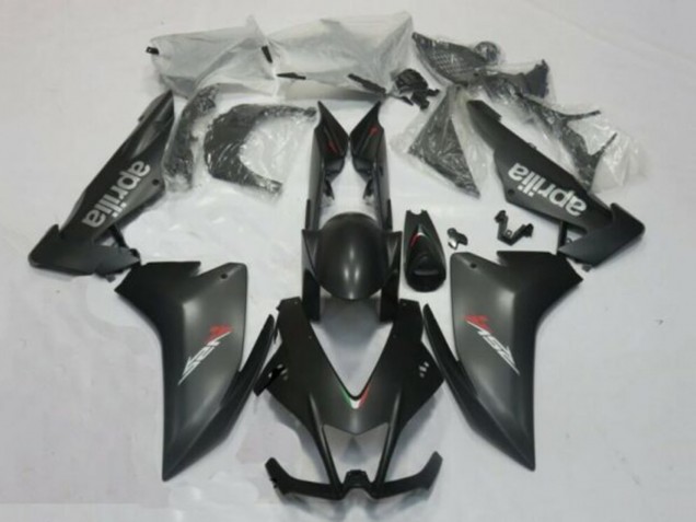 Carénages Moto Aprilia RSV4 1000 2009-2015 - Noir Mat Argent Rouge Décalque
