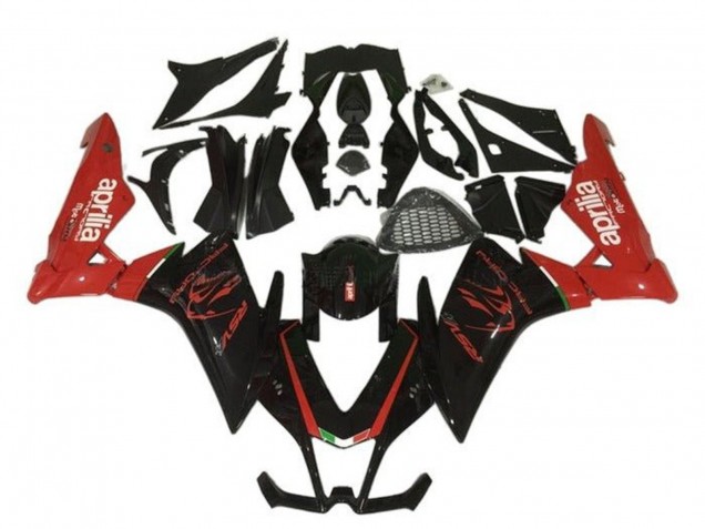 Carénage Moto Aprilia RSV4 1000 2009-2015 - Noir Rouge