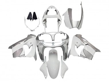Carénages Moto Kawasaki ZX9R 2002-2003 - Blanc Argent