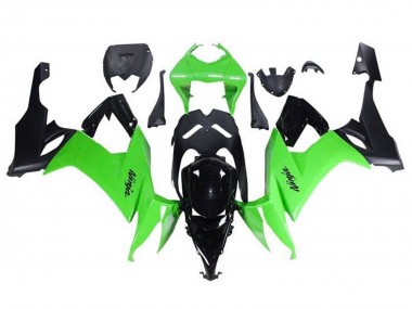 Carénages Moto Kawasaki ZX10R 2008-2010 - Vert Noir