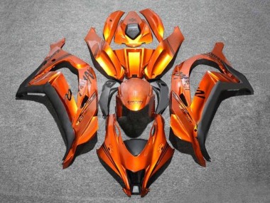 Carénages Moto Kawasaki ZX10R 2016-2020 - Orange Noir
