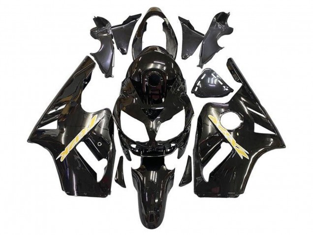 Carénage Moto Kawasaki ZX12R 2002-2006 - Noir Brillant Or