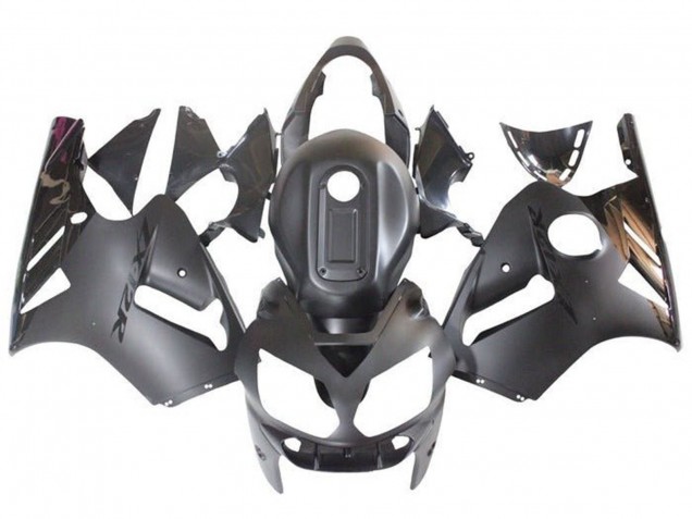 Carénages Moto Kawasaki ZX12R 2002-2006 - Noir Mat Noir Brillant