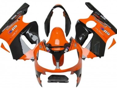 Carénages Moto Kawasaki ZX12R 2002-2006 - Orange Noir Elf Bridgestone