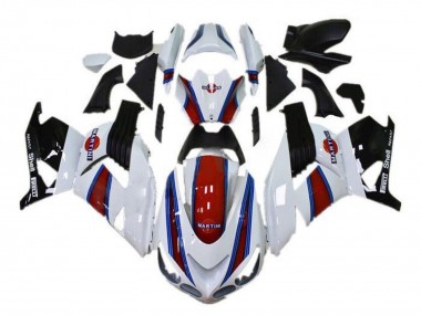 Carénages Moto Kawasaki ZX14R ZZR1400 2006-2011 - Blanc Rouge Bleu Noir Martini