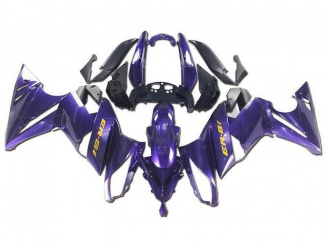 Carénages Moto Kawasaki Ninja ER6F 2009-2011 - Violet Jaune