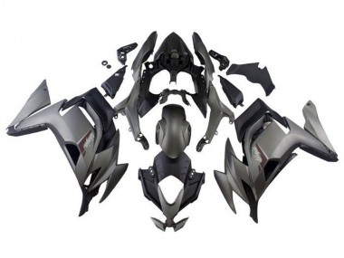 Carénages Moto Kawasaki Ninja 650 EX650 2020-2024 - Gris Mat Noir Mat