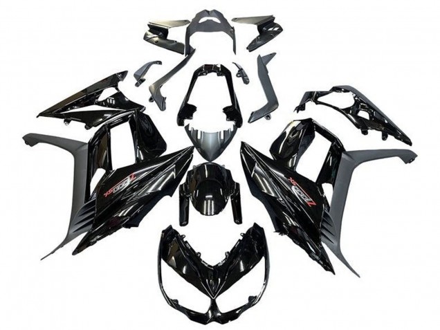 Carénages Moto Kawasaki Z1000SX 2010-2016 - Noir Brillant