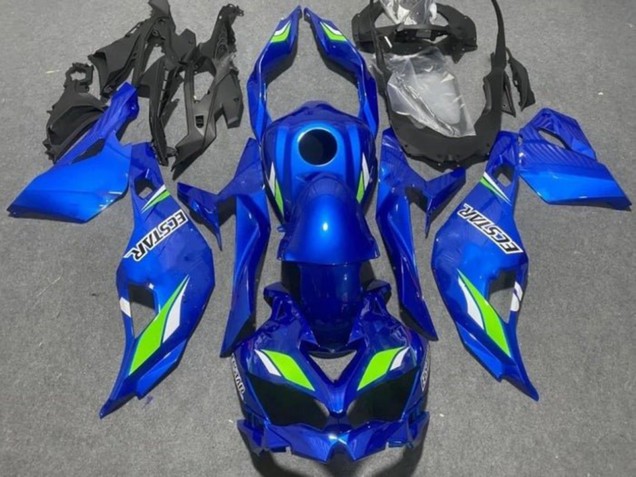 Carénages Moto Kawasaki ZX25R ZX-25R 2019-2025 - Bleu Vert Ecstar