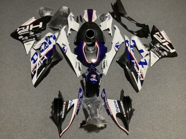 Carénages Moto BMW S1000RR 2017-2018 - Blanc Bleu Noir Tyco