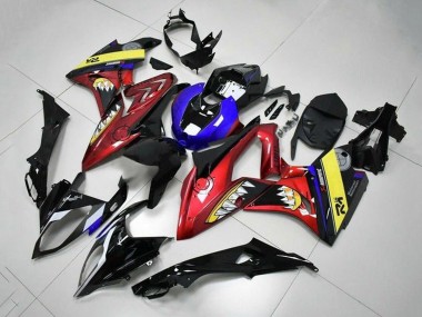 Carénages Moto BMW S1000RR 2017-2018 - Jaune Bleu Rouge Noir Requin
