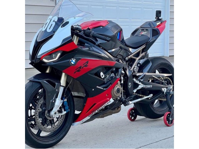 Carénages Moto BMW S1000RR 2019-2022 - Rouge Noir Blanc