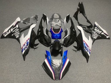 Carénages Moto BMW S1000RR 2019-2022 - Noir Bleu Blanc Rouge HP