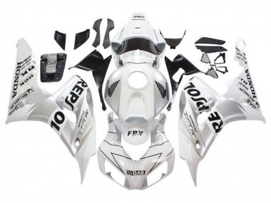 Carénages Moto Honda CBR1000RR 2006-2007 - Blanc Argent Noir Repsol