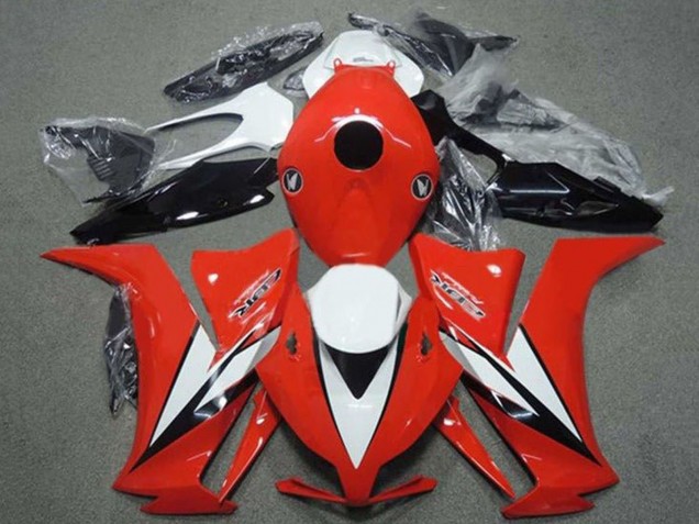 Carénages Moto Honda CBR1000RR 2012-2016 - Blanc Rouge Noir Brillant Bande