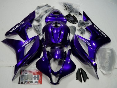Kits Carénage Moto ABS Honda CBR600RR 2007-2008 - Bleu Noir Brillant