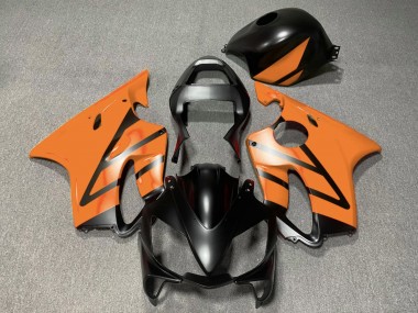 Carénages Moto Honda CBR600 F4i 2001-2003 - Orange Noir Mat