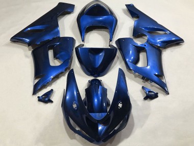 Carénages Moto Kawasaki ZX6R 2005-2006 - Bleu