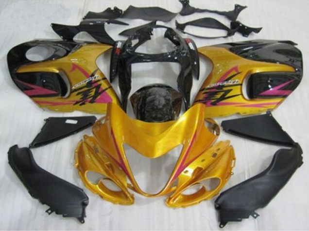 Carénages Moto Suzuki GSXR 1300 Hayabusa 1996-2007 - Or Noir Rose