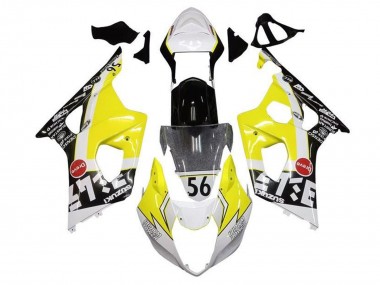 Carénages Moto Suzuki GSXR 1000 2003-2004 - Jaune Blanc Noir