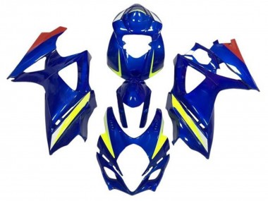 Carénages Moto Suzuki GSXR 1000 2005-2006 - Bleu Jaune Rouge