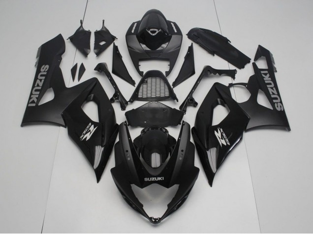 Carénage Moto Suzuki GSXR 1000 2005-2006 - Noir Brillant Noir Mat