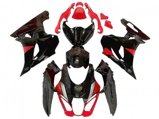 Carénages Moto Suzuki GSXR1000 2017-2024 - Noir Rouge Gris