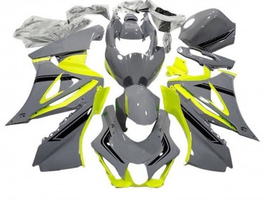 Carénages Moto Suzuki GSXR1000 2017-2024 - Gris Jaune Noir