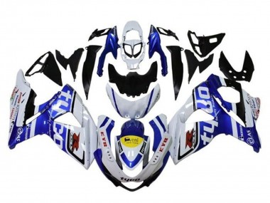 Carénages Moto Suzuki GSXR 1000 2009-2016 - Blanc Bleu Jaune Noir Tyco