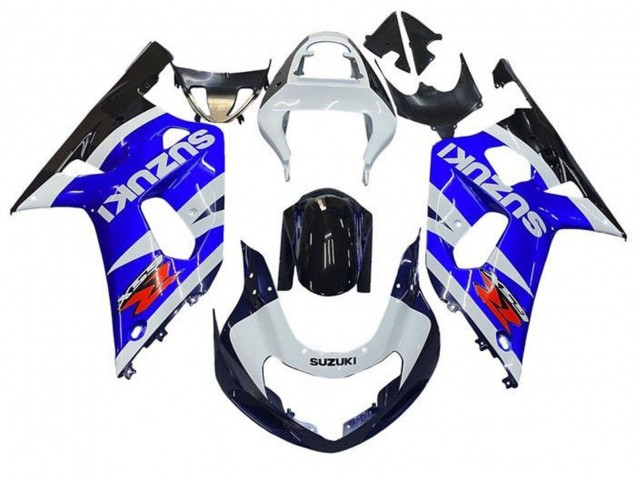Carénages Moto Suzuki GSXR 600 / GSXR 750 2001-2003 - Blanc Bleu Noir Brillant Rouge
