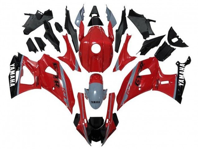 Carénages Moto Yamaha YZF R7 2021-2024 - Rouge Gris Noir Blanc