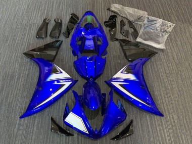 Carénages Moto Yamaha YZF 1000 R1 2009-2011 - Bleu Blanc Noir