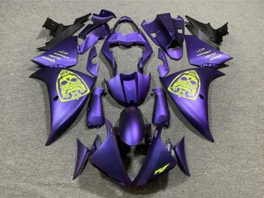Carénages Moto Yamaha YZF 1000 R1 2009-2011 - Violet Jaune Néon