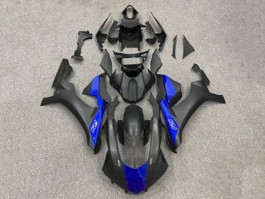 Carénages Moto Yamaha YZF 1000 R1 2015-2019 - Noir Mat Bleu