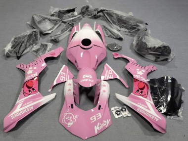 Carénages Moto Yamaha YZF 1000 R1 2020-2025 - Rose Blanc Kirby