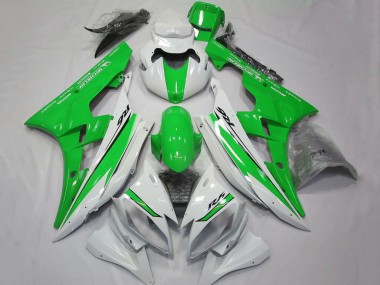 Carénages Moto Yamaha YZF R6 2006-2007 - Blanc Vert
