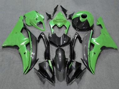 Carénages Moto Yamaha YZF R6 2008-2016 - Vert Fibre de Carbone Style