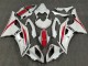 Kits Carénage Moto ABS Yamaha YZF R6 2008-2016 - Blanc Perle Rouge