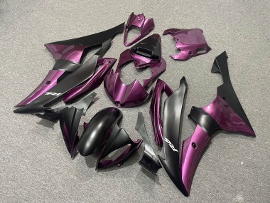 Carénages Moto Yamaha YZF R6 2008-2016 - Violet Noir Mat